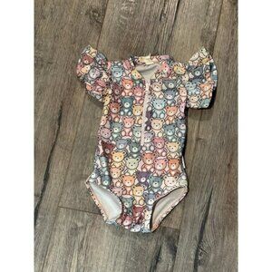 Like New Hux Baby Sunrise Pastel Swimsuit 6-12 months